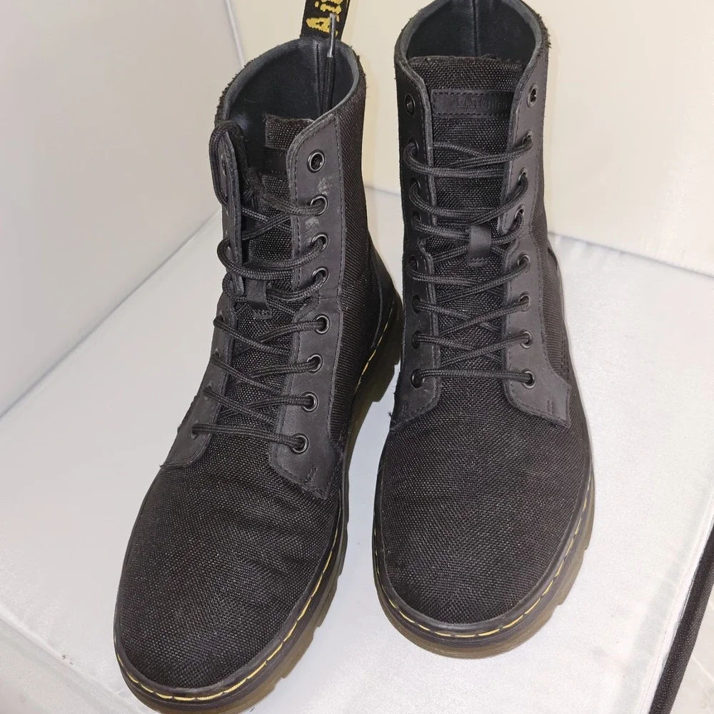 Doc Martens Black Canvas Ankle 